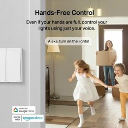 Chytrý vypínač TP-Link Tapo S220 světelný, 2pólový jednosměrný