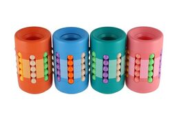 Hlavolam věž/Stojánek na tužky plast 10cm 4 barvy v krabičce 7x11x6,5cm