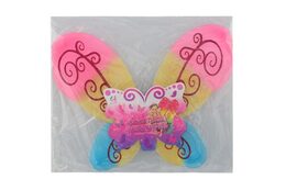 Křídla motýlí nylon 49x48cm v sáčku karneval