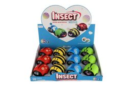 Auto brouk plast 9cm na zpětné natažení 4 druhy v 12ks v boxu