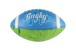 Míček rugby ovál pěna 14cm 3 barvy 12ks v boxu