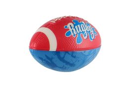 Míček rugby ovál pěna 14cm 3 barvy 12ks v boxu