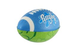 Míček rugby ovál pěna 14cm 3 barvy 12ks v boxu