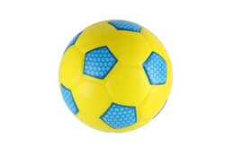 Míč fotbalový malý pěna 11cm 3 barvy 12ks v boxu