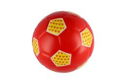 Míč fotbalový malý pěna 11cm 3 barvy 12ks v boxu