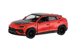 Auto Kinsmart Lamborghini Urus Performante 1:40 kov/plast 12,5cm 4 barvy na zpětné nat. 12ks v boxu