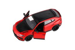 Auto Kinsmart Lamborghini Urus Performante 1:40 kov/plast 12,5cm 4 barvy na zpětné nat. 12ks v boxu