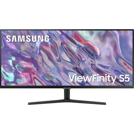 Monitor Samsung ViewFinity S5 S50GC 34",LED podsvícení, VA panel, 5ms, 3000: 1, 300cd/m2, 3440 × 1440, - černý