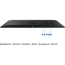 Monitor Samsung ViewFinity S5 S50GC 34",LED podsvícení, VA panel, 5ms, 3000: 1, 300cd/m2, 3440 × 1440, - černý