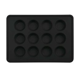 BERLINGERHAUS Forma na muffiny 12 ks Matte Black Collection BH-7876