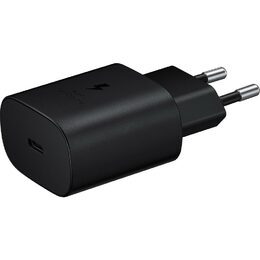 Nabíječka Samsung EP-TA800NB USB-C, 25W, bez kabelu - černá