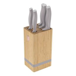 BERLINGERHAUS Sada nožů se stojanem BAMBOO 6 ks Taupe Collection BH-2974