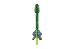 Šipka vystřelovací se zvukem plast 25cm 4 barvy na kartě 13x31,5x4cm