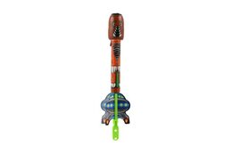 Šipka vystřelovací se zvukem plast 25cm 4 barvy na kartě 13x31,5x4cm