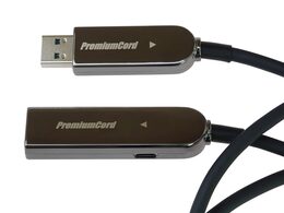 Kabel PremiumCord USB3.2 + 2.0 prodlužovací optický AOC  A/Male - A/Female 7m