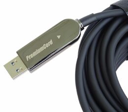 Kabel PremiumCord USB3.2 + 2.0 prodlužovací optický AOC  A/Male - A/Female 7m