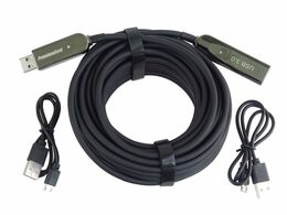 Kabel PremiumCord USB3.2 + 2.0 prodlužovací optický AOC  A/Male - A/Female 7m