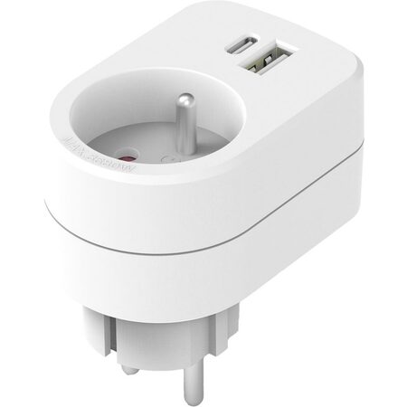 RPC 70 WH Zás. s 2xUSB, 5V/2100mA RETLUX