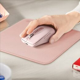 Podložka pod myš Logitech Mouse Pad Studio Series, 20 x 23 cm - růžová