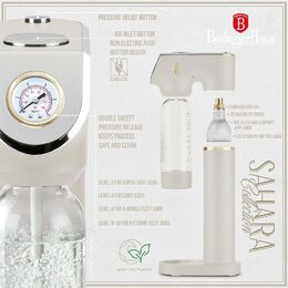BERLINGERHAUS Výrobník sody SODABAR + 2 lahve Sahara Collection BH-8556