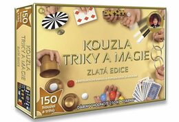 Škola kouzel - Kouzla, triky a magie - Zlatá edice 150 triků + Dárek v hodnotě 250Kč
