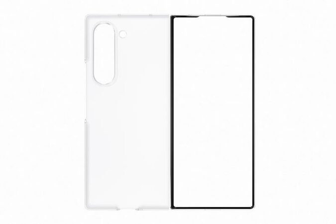 Průhledný zadní kryt pro Samsung Galaxy Z Fold6 GP-FFF956YCATW transparentní