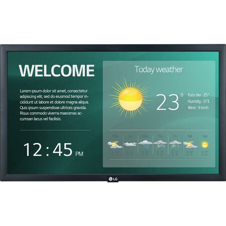 Monitor LG 22SM3G-B 21.5",LED podsvícení, IPS panel, 14ms, 1000: 1, 250cd/m2, 1920 × 1080 Full HD, - černý