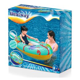 BESTWAY 34009 - Nafukovací dětský člun JUNIOR 137 x 89 cm 3-10 let