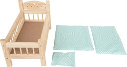 Small Foot postýlka pro panenky přírodní LE9601