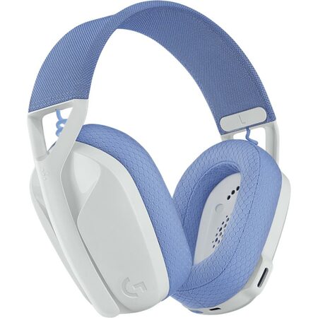 Headset Logitech Gaming G435 Lightspeed - bílý