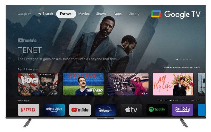 TCL 65P735 TV SMART Google TV LED/165cm/4K UHD/2700 PPI//DVB-T2/C/S2/VESA