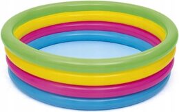 BESTWAY 51117 - Dětský nafukovací bazén duhový 157x46cm
