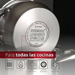 BERGNER Sada nádobí nerez 8 ks Gourmet BG-6523