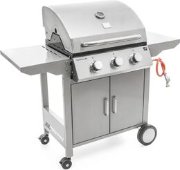Plynový gril G21 Oklahoma, BBQ Premium Line 3 hořáky + zdarma redukční ventil