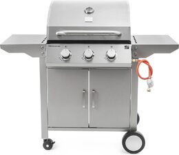 Plynový gril G21 Oklahoma, BBQ Premium Line 3 hořáky + zdarma redukční ventil
