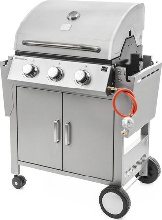 Plynový gril G21 Oklahoma, BBQ Premium Line 3 hořáky + zdarma redukční ventil