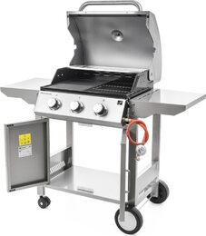 Plynový gril G21 Oklahoma, BBQ Premium Line 3 hořáky + zdarma redukční ventil