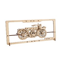Ugears 2,5D dřevěné mechanické puzzle Indie Moto