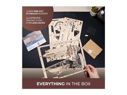 Ugears 2,5D dřevěné mechanické puzzle Vzducholoď Zeppelin