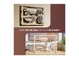 Ugears 2,5D dřevěné mechanické puzzle Vzducholoď Zeppelin