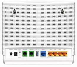 WiFi router TP-Link EX820v WiFi 6 AP AX6000, 3x GLAN, 1x 2.5GLAN, 1x 2.5GWAN, 1x RJ11 FXS1x USB, TR-069, VoIP