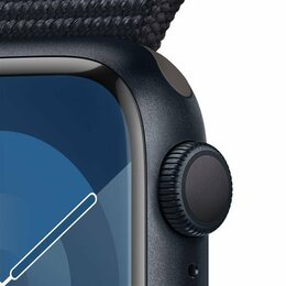 Hodinky Apple Watch Series 9 GPS, 45mm Midnight Aluminium Case with Midnight Sport Loop