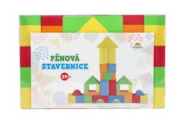 Stavebnice pěnová 29ks v plastové krabici 24,5x16x4cm