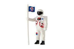 Sada vesmír 6ks kov/plast astronaut, raketoplán s doplňky v krabičce 25x17x4,5cm
