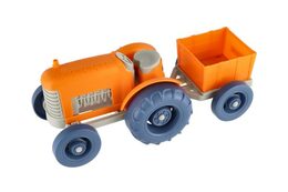 Traktor s vlekem plast 31cm na volný chod