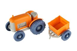Traktor s vlekem plast 31cm na volný chod