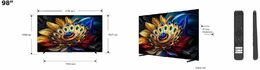 TCL 98C655 SMART TV 98" LED/4K UHD/Direct LED/4xHDMI/2xUSB/LAN/GoogleTV