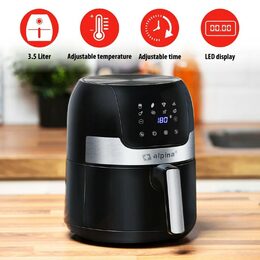 ALPINA Horkovzdušná fritéza s digitálním displejem 3,5 l, 1400 W ED-224641