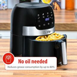 ALPINA Horkovzdušná fritéza s digitálním displejem 3,5 l, 1400 W ED-224641