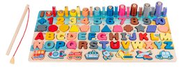 2Kids Toys Multifunkční deska vkládačka 6 v 1